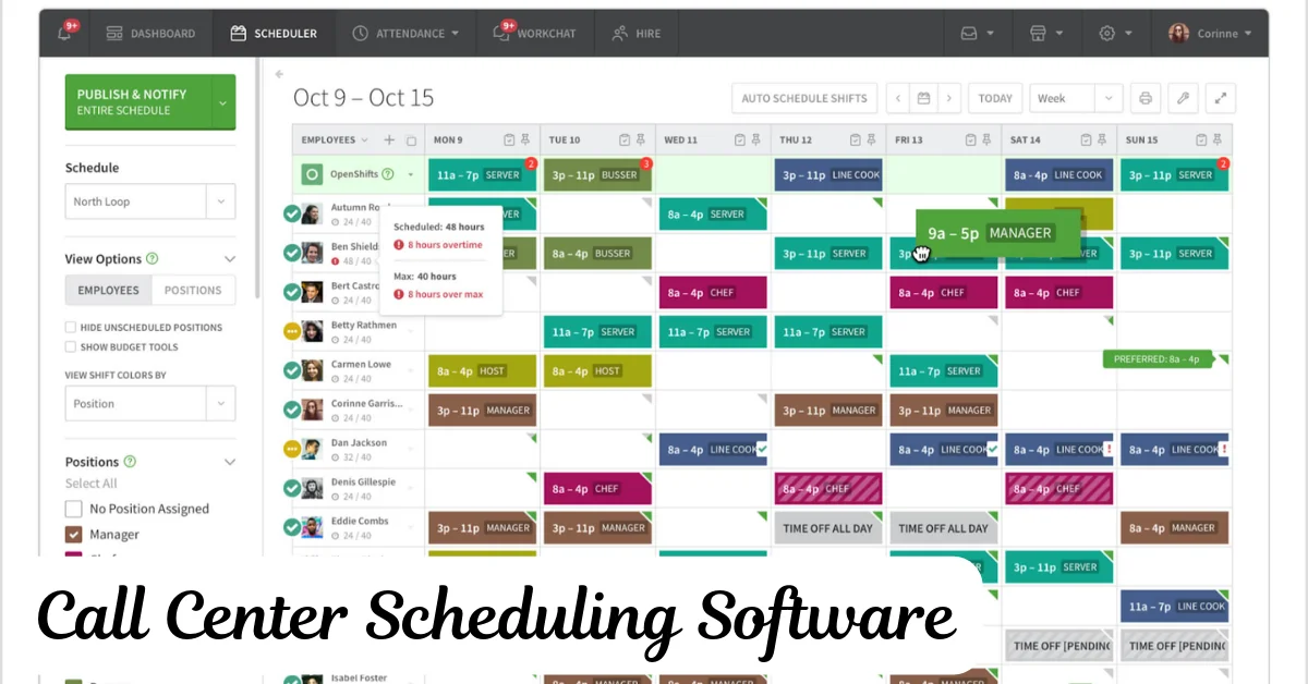 Call Center Scheduling Software
